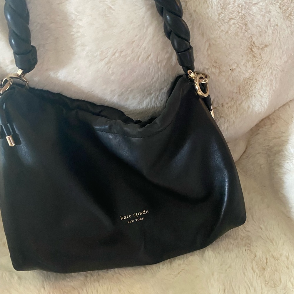 Kate Spade Black Quilted Shoulder Bag